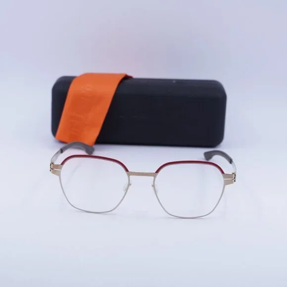 IC! Berlin THEDA M16100 810 Geometric Eyeglasses 51mm – Rose/Gold